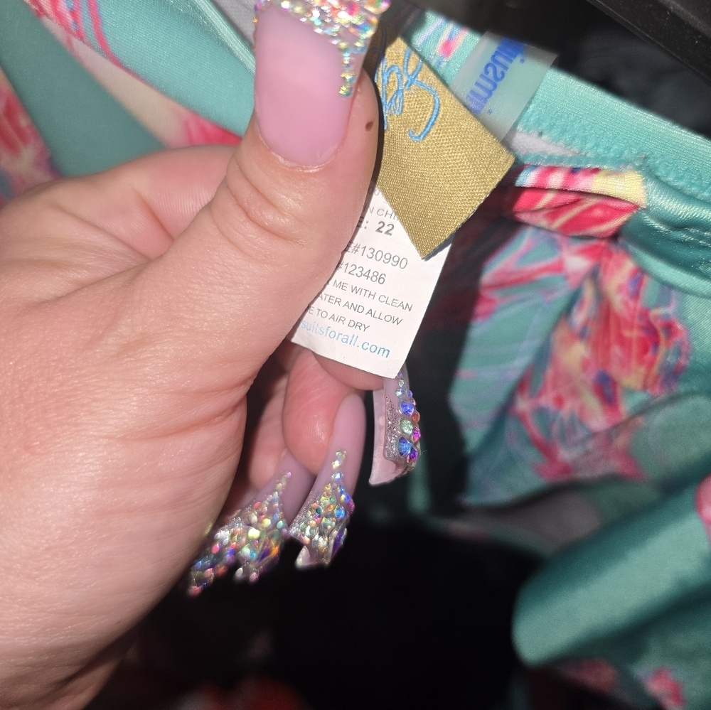 RARE HTF Swimsuits For All 22/24 Jellyfish Bikini set - Picture 7 of 7